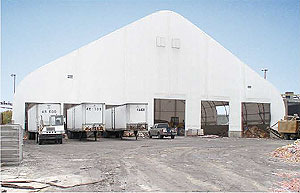 fabric building warehouse storage