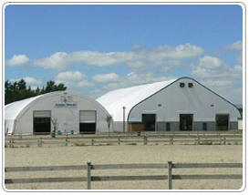 Thunderbird Show Park - Fabric Covered Commercial Equestrian Arenas, Barns & Stables
