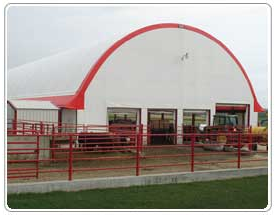 Fabric Covered Dairy Farm Buildings and Barns 15 - Milestones Building & Design