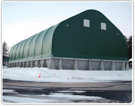 Milestones Building & Design Salt and Sand Buildings 10 - Fabric Covered Structures
