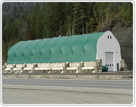 Milestones Building & Design Salt and Sand Buildings 14 - Fabric Covered Structures