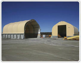 Milestones Building & Design Salt and Sand Buildings 9 - Fabric Covered Structures